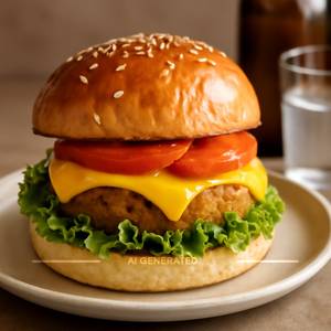 Veg. Cheese Burger