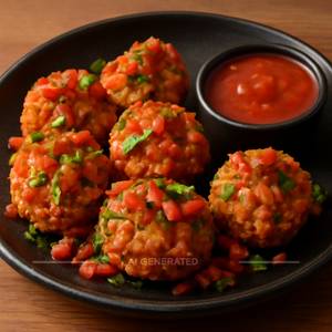 Paneer Chili Cheese Kurkure Fried Momos [7 Piece]