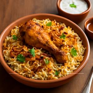 Hyderabadi Chicken Dum Biryani