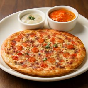 Onion Tomato Uttappam