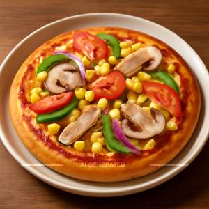 7" Ultimate Veggie Pizza