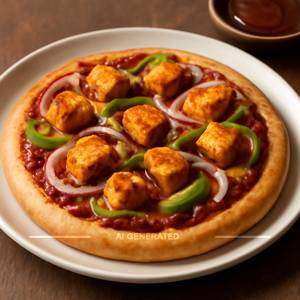 Barbeque Paneer Pizza