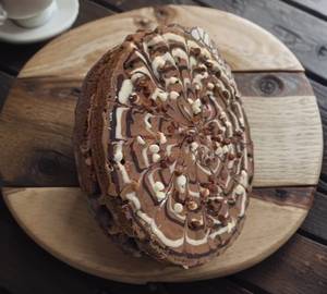 Double layer chocolate waffle