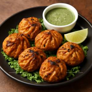 Veg afghani gravy momo
