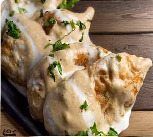 Paneer afghani momos