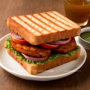 Aloo tikki sandwich 