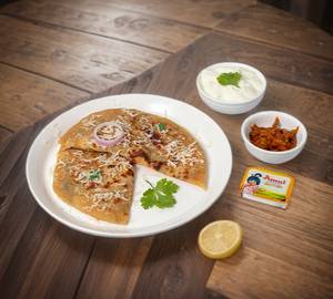 Pyaz Paratha Pure Desi Ghee