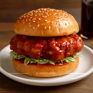 Korean Chicken Burger