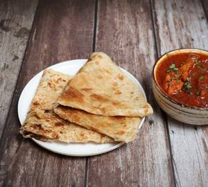 Chicken Tawa Masala [Half] With 2 Paratha Combo