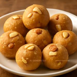 Desi ghee besan laddu