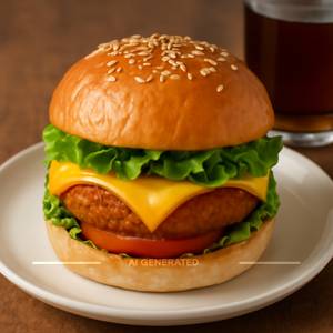 Cheesy Veg Burger