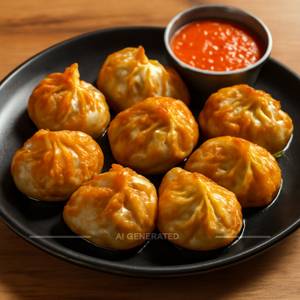 Veg Butter Momos [8 Pieces]