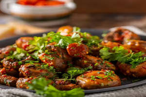 Chilli Mushroom Dry