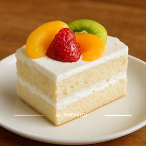 Eggless Fresh Fruit Cake