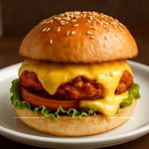 Cheese Tandoori Burger