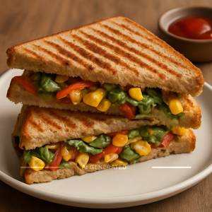 Grill Veg Corn Sandwich