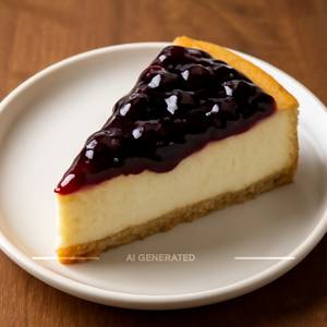 Blueberry Cheesecake Slice