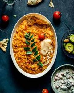 Onion tomato wali khichdi