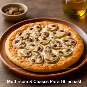 Mushroom Cheese Pizza [8 Inches]