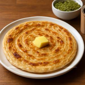 Butter tawa paratha