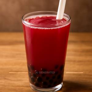 Cranberry Bubble Tea