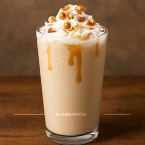 Butterscotch milkshake