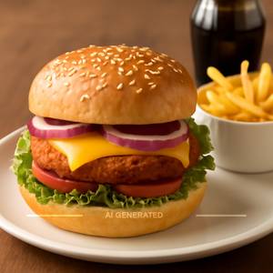 Veg Cheese Burger 