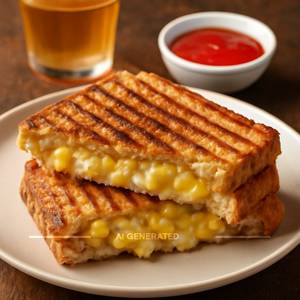 Cheese Corn Grilled Sandwich