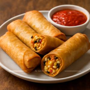 Southwest Jalapenos and Cheese Spring Rolls