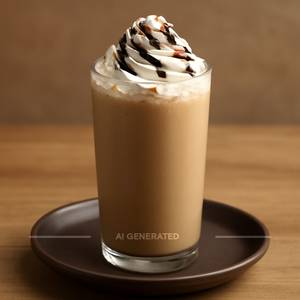 Cold coffee with crush