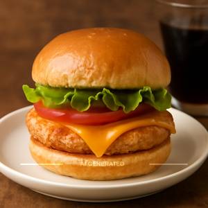 Chicken cheese burger
