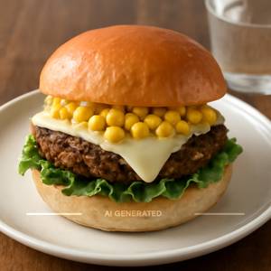 Corn Cheese Burger