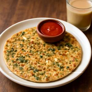 Paneer Methi Paratha
