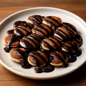 Dark and milk delight pancake