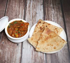 Chicken Handi [Half] With 2 Paratha Combo