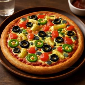 Veg Supremo Pizza [8 Inches]