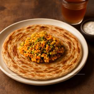 Paneer Bhurji Paratha