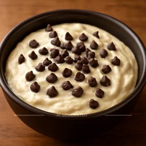 Choco chips dessert bowl