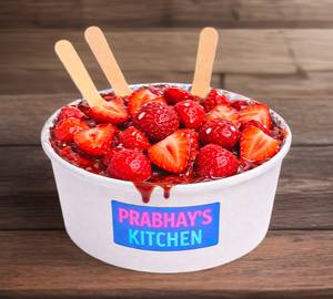 Strawberry Chocolate Brownie Bowl