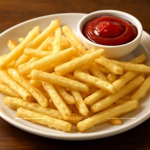 Salted french fries