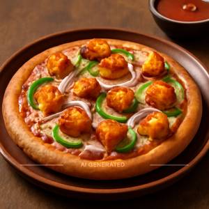 Paneer tikka pizza [7 inches]