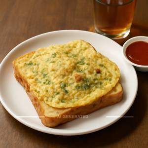 Bread omelette