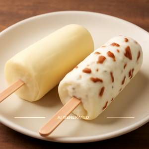1 Mawa Kulfi + 1 Badam Kulfi