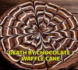 Death by chocolate waffle