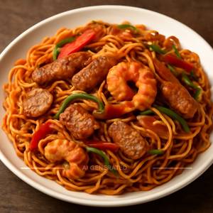 Mix non veg schezwan noodles