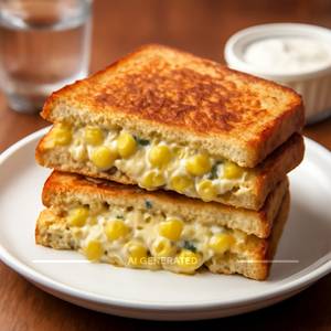 Grilled Cheese Corn Sandwich