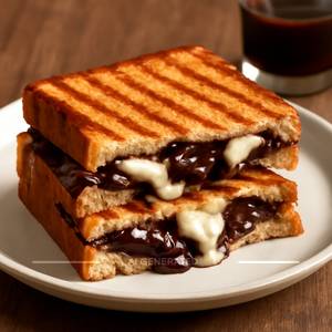 Chocolate Cheese Grilled Sandwich