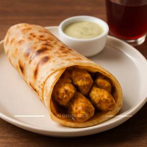 Achari Soya Chaap Roll