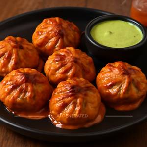 Peri Peri Veg Momo 6pcs
