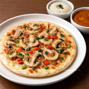 Mushroom Uttapam